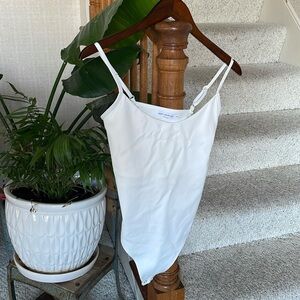 NEW Good American White Bodysuit Tank